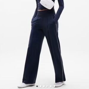 Athleta Venice High Rise Track Stripe Wide Leg Pant